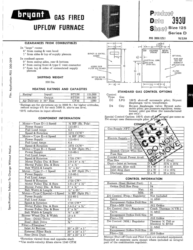 Bryant 393U Operational manual
