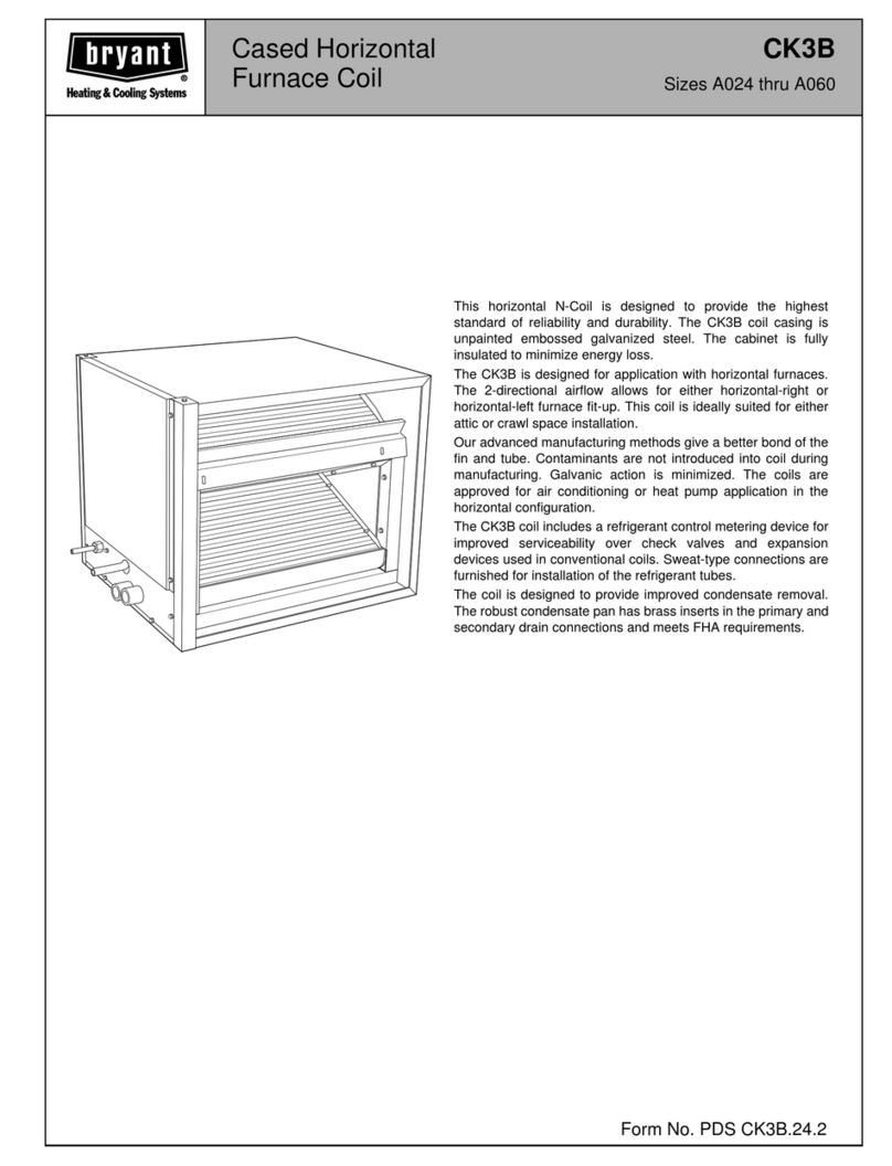 Bryant CK3B User manual
