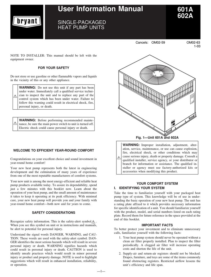 Bryant 601A Series Guide