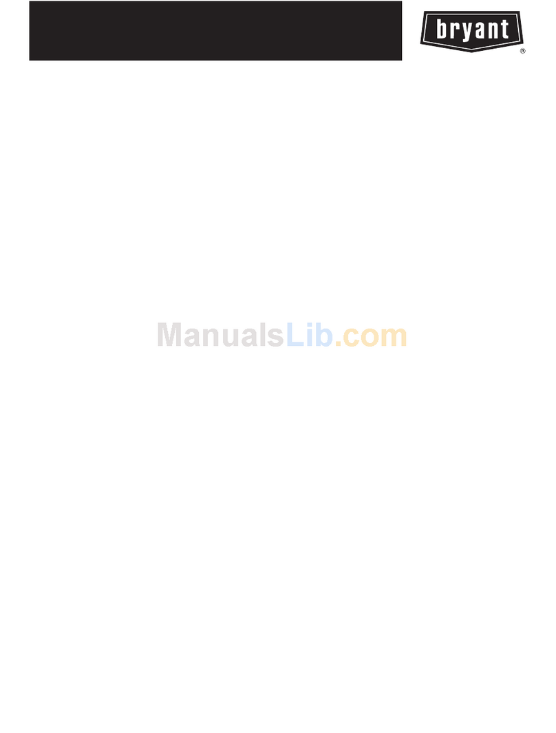 Bryant LEGACY 569J Dimensions and installation guide