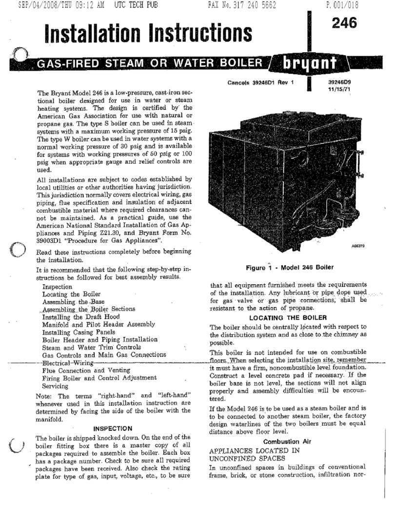 Bryant 246 User manual