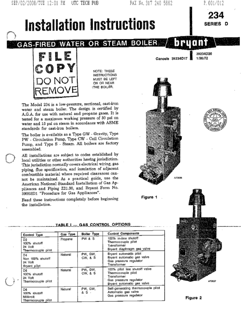 Bryant 234 User manual