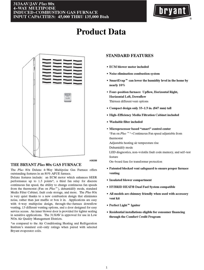 Bryant 313AAV/JAV Operation manual
