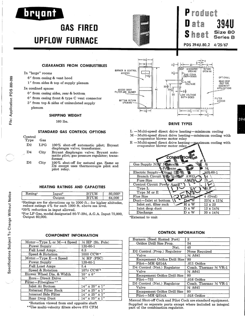 Bryant 394U Operational manual