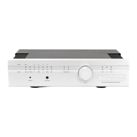 Bryston B100 User manual