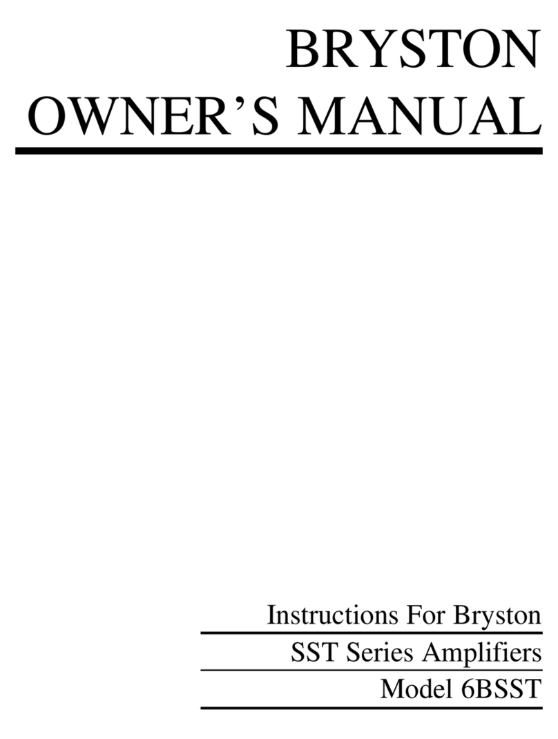 Bryston 6B SST C User manual