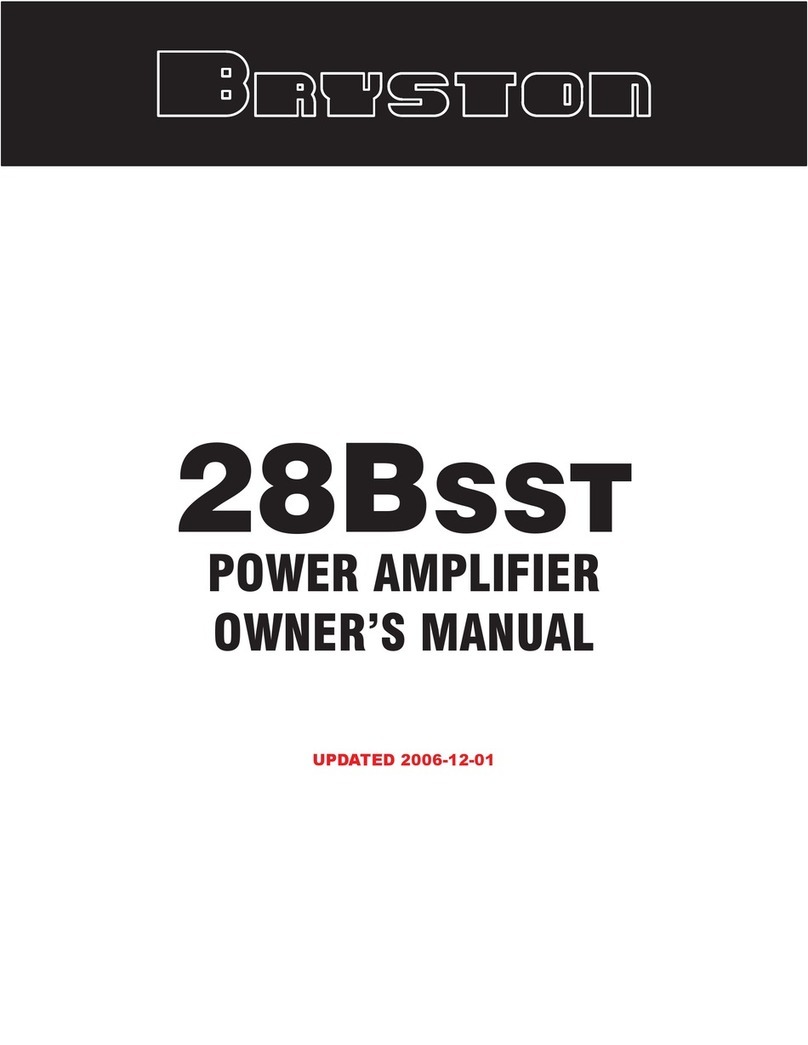 Bryston 28B SST User manual