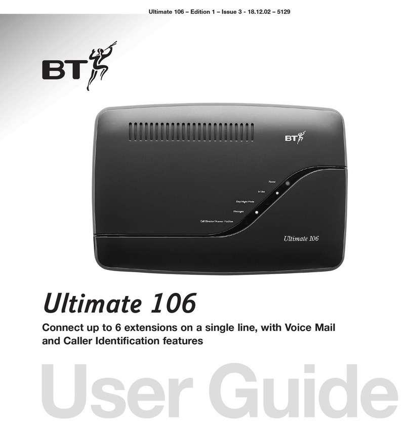 BT ULTIMATE 106 User manual