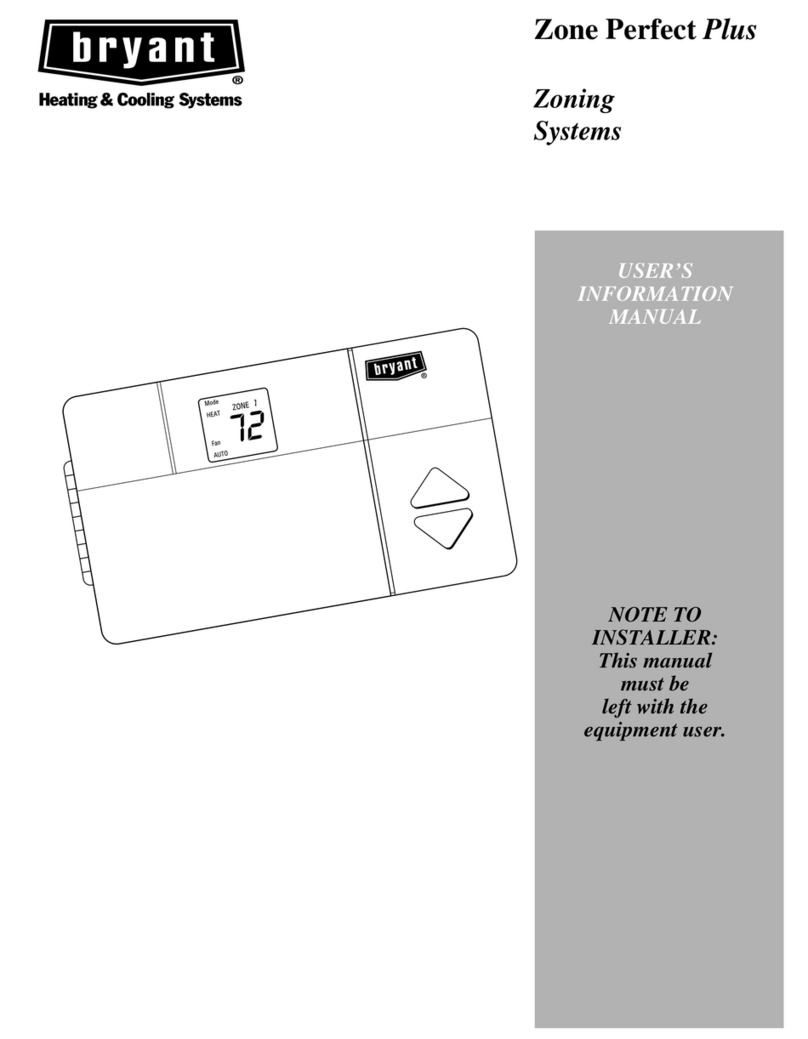 Bryant ZONE PERFECT PLUS A96447 Guide