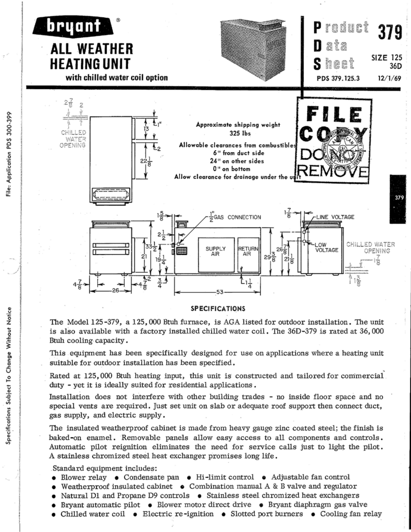 Bryant 379 Operational manual Bryant 379 Operational manual