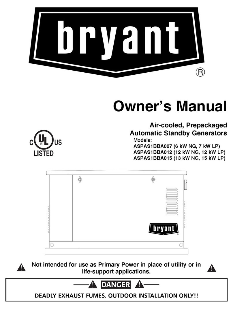 Bryant ASPAS1BBA007 User manual