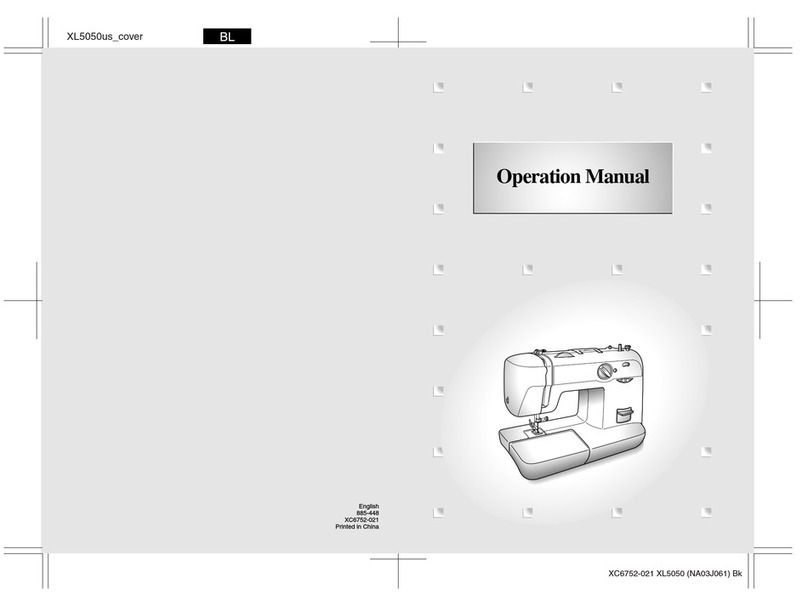 Brother XL-5051 User manual Brother XL-5051 User manual