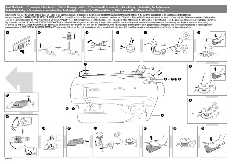Brother XC8327-021 quick start guide