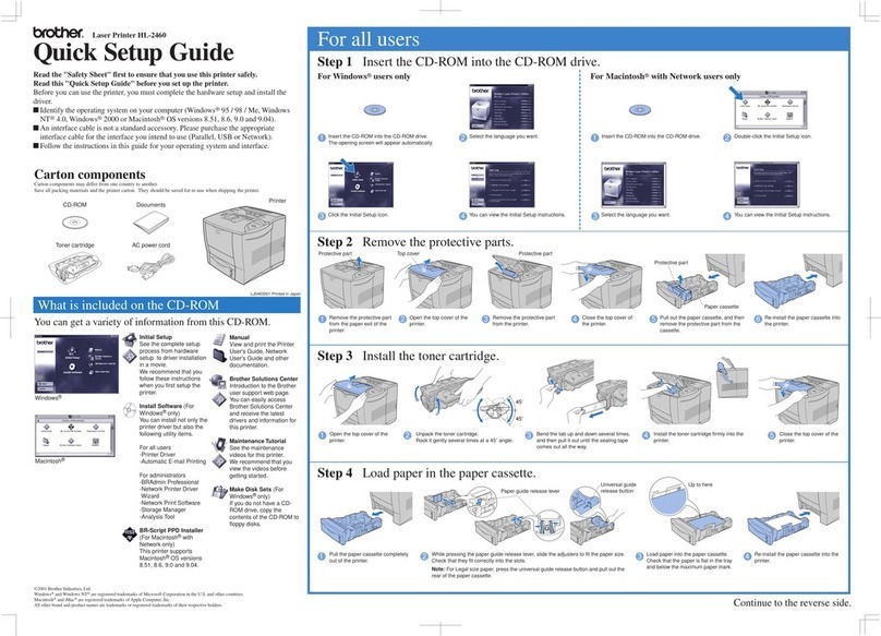 Brother HL-2460 Series User manual