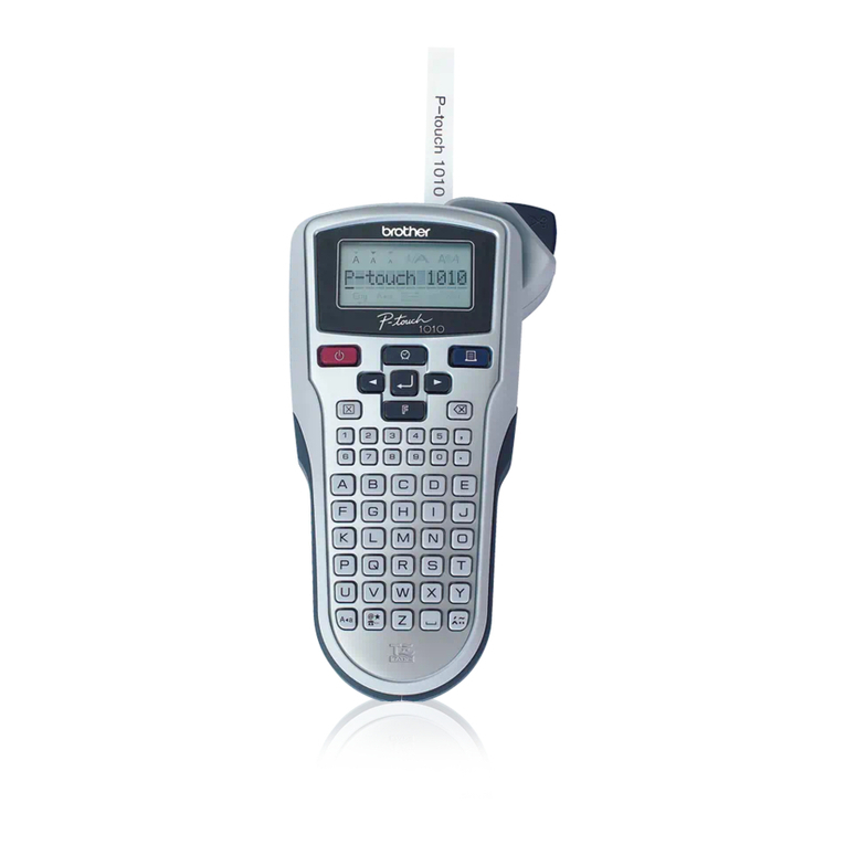Brother P-touch PT-1010 user guide