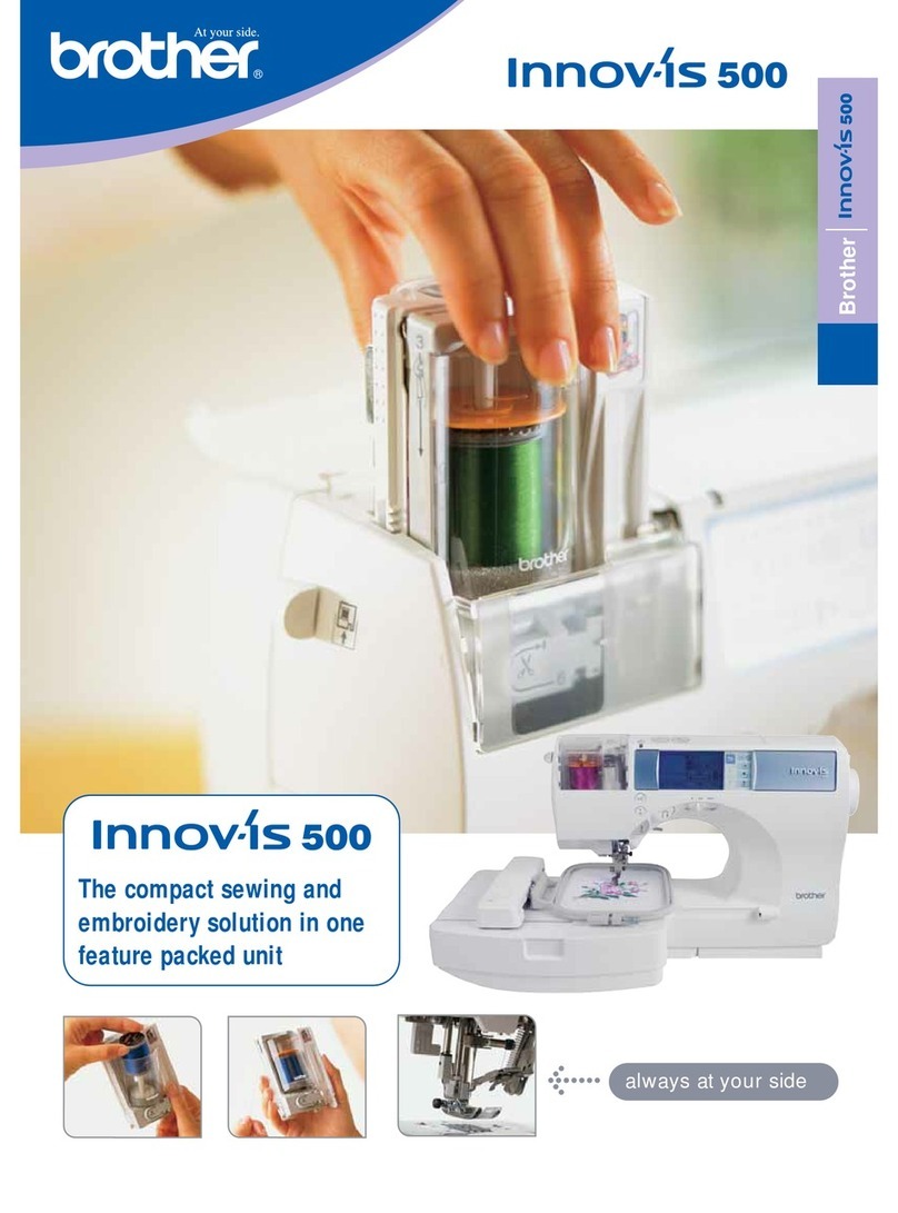 Brother INNOV-IS 500 User manual Brother INNOV-IS 500 User manual