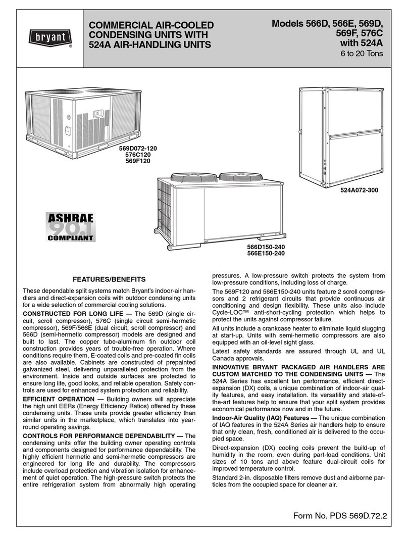 Bryant 566D User manual