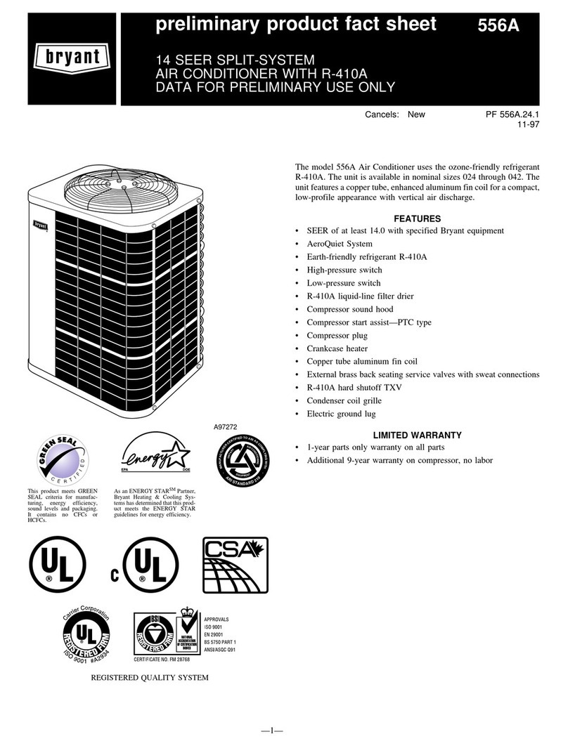 Bryant DELUXE 556A User manual Bryant DELUXE 556A User manual