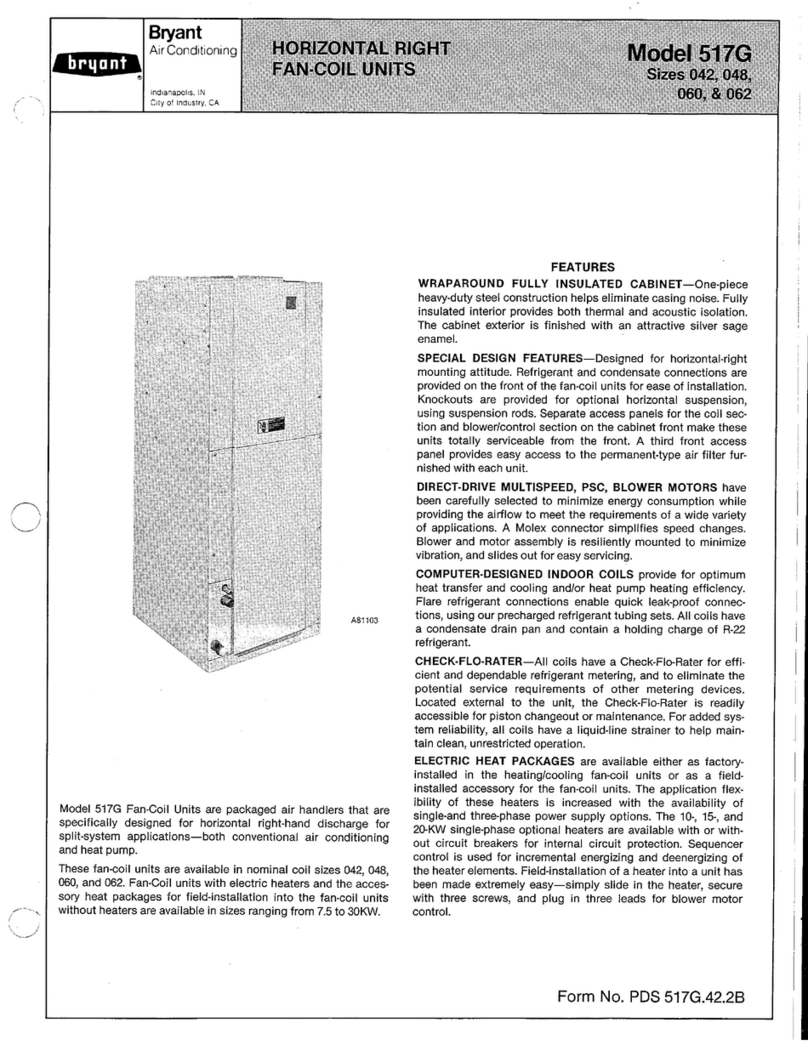 Bryant 517G User manual
