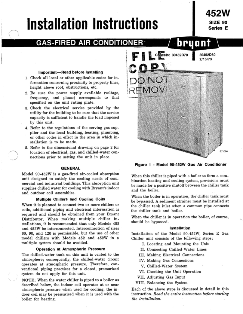 Bryant 452W User manual