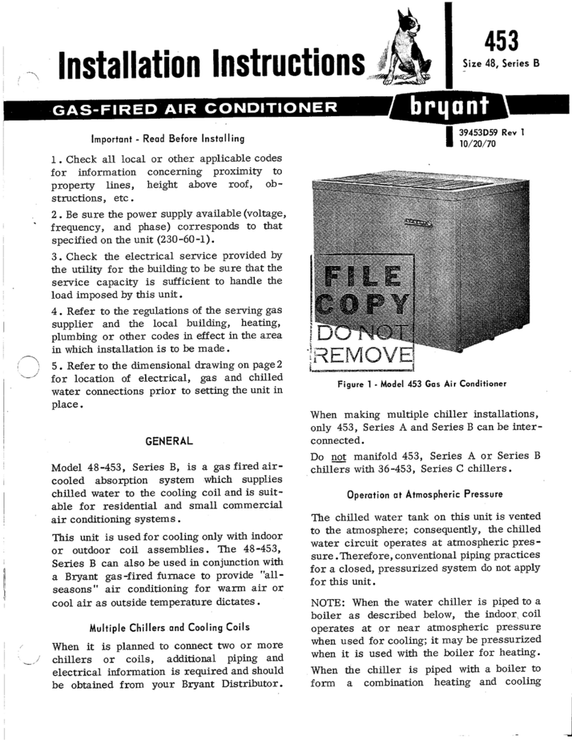 Bryant 453 User manual