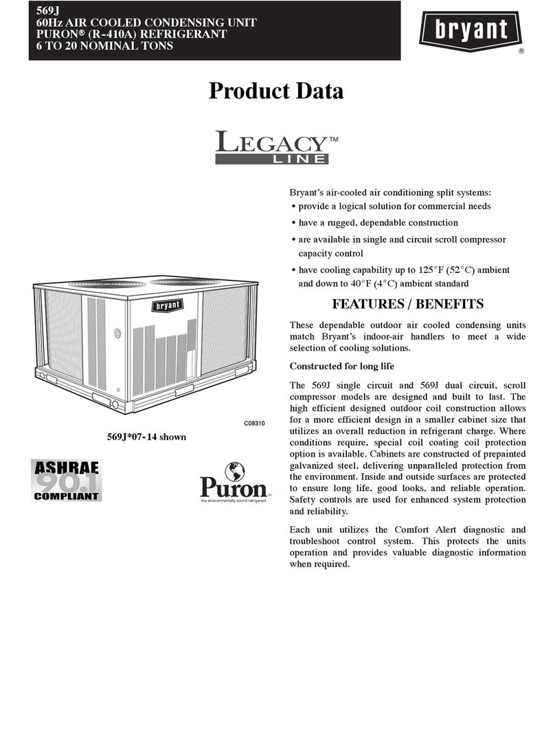 Bryant LEGACY 569J Operation manual