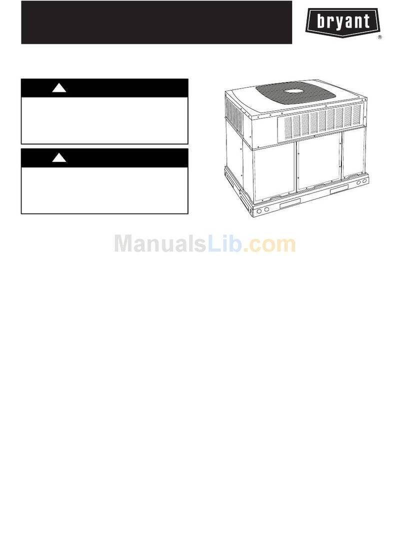 Bryant EVOLUTION 577D----A installation instructions