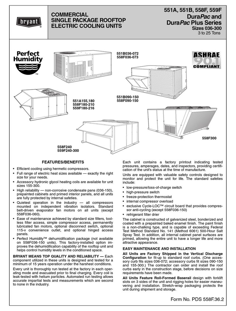 Bryant 551B User manual