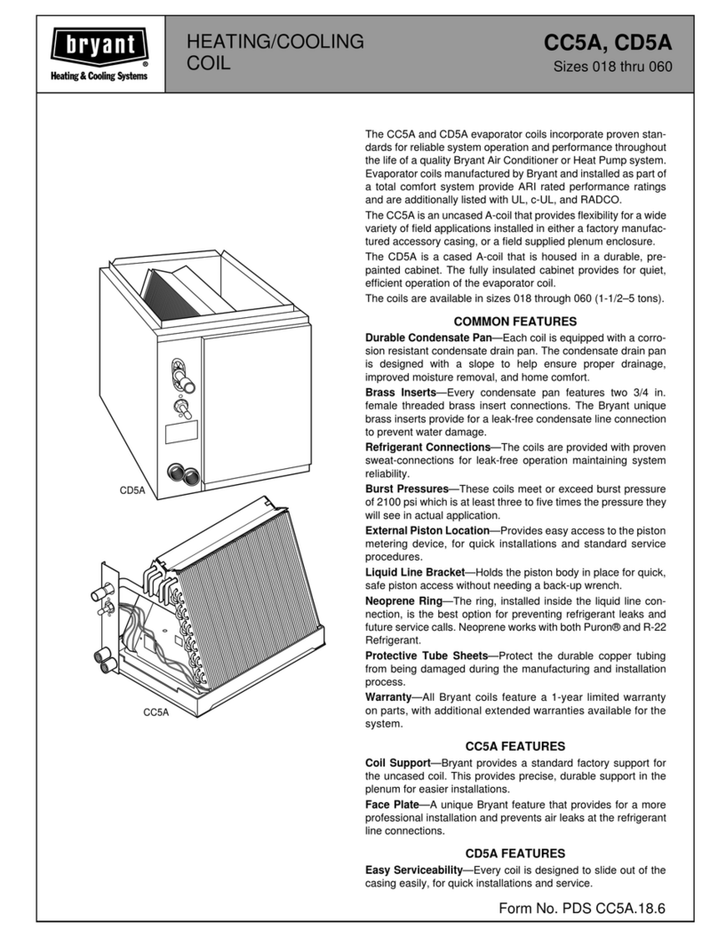 Bryant CC5A User manual