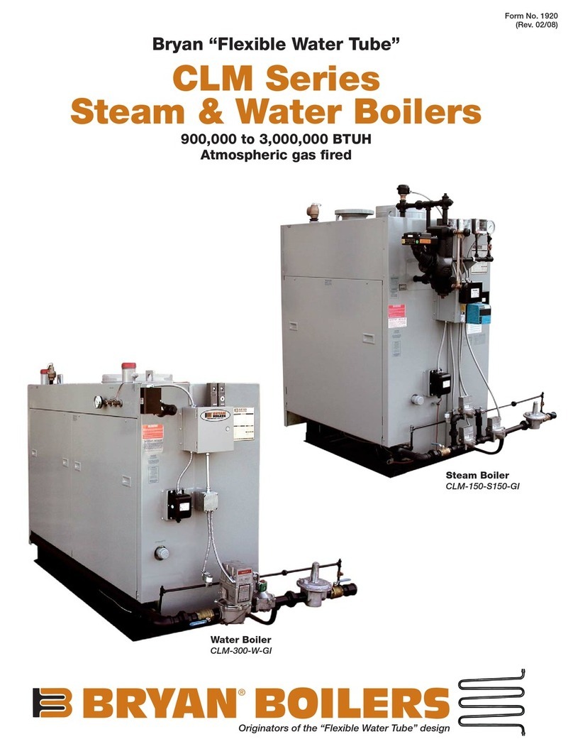 Bryan Boilers CLM-150-S150-GI User manual