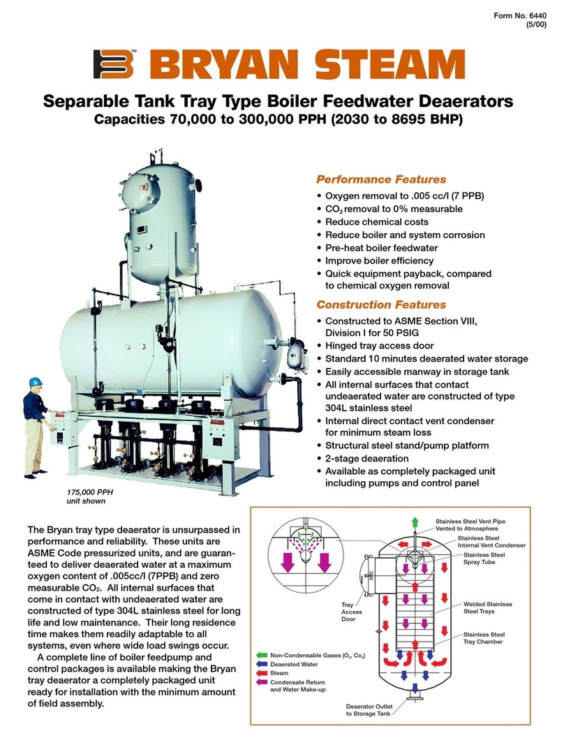 Bryan Boilers DTA-100 User manual