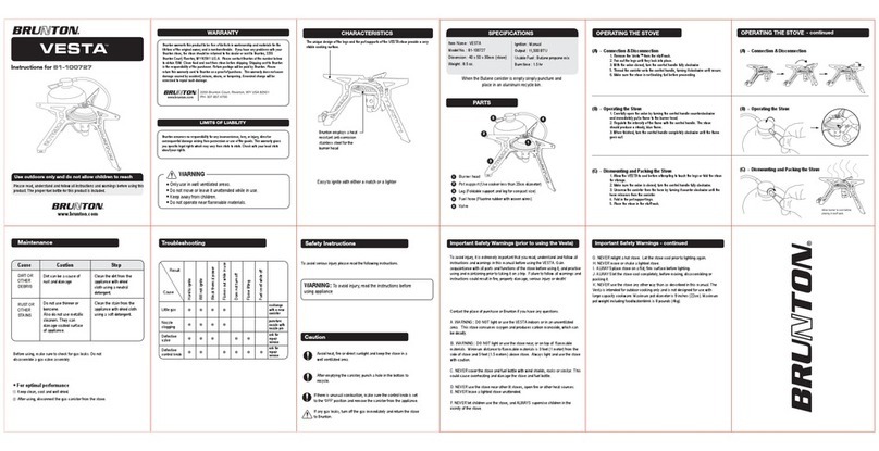 Brunton Vesta 81-100727 User manual