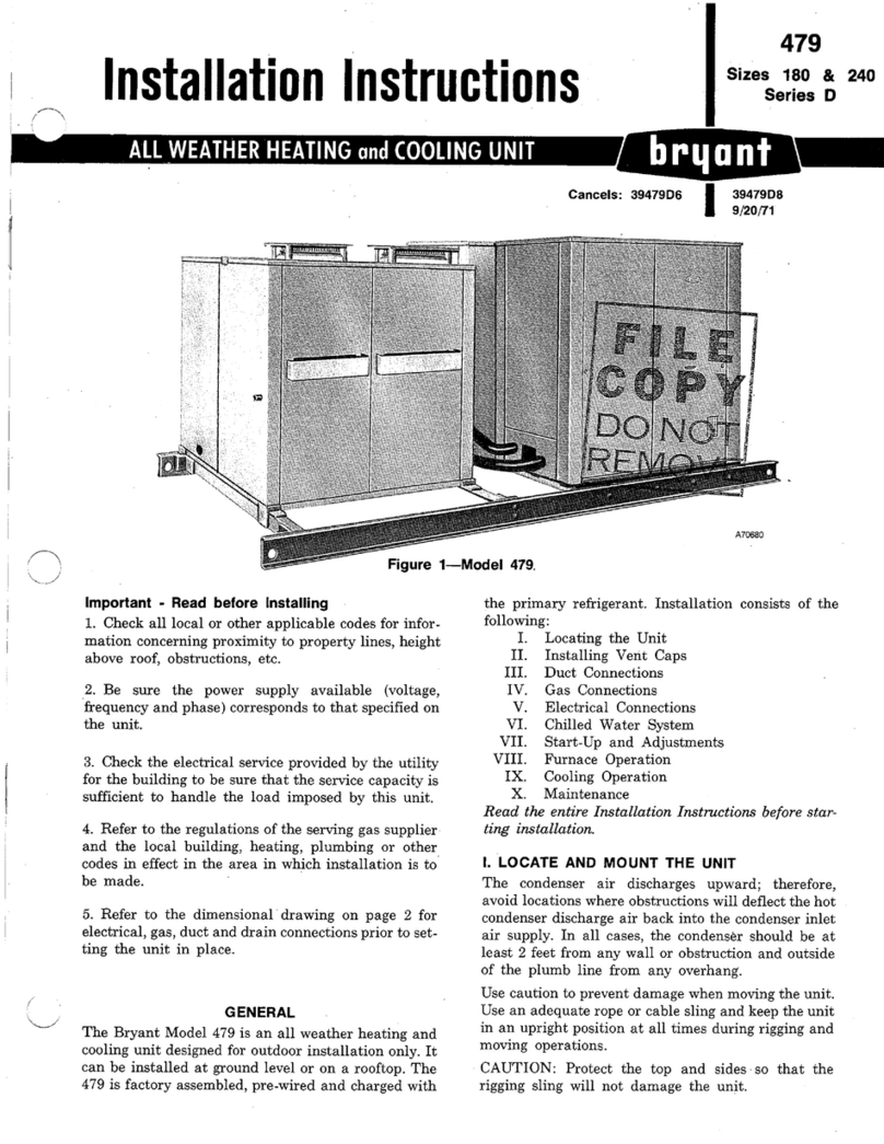 Bryant 39479D8 installation instructions