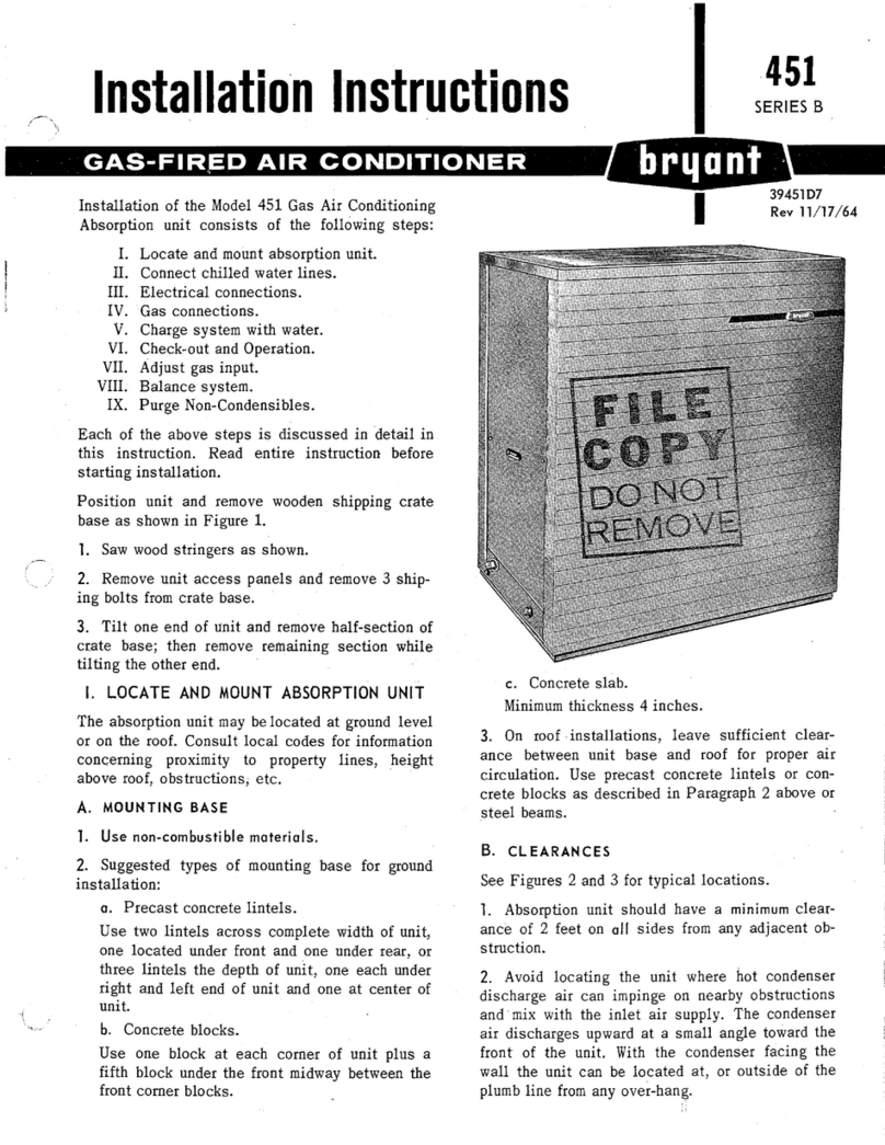 Bryant 451 User manual