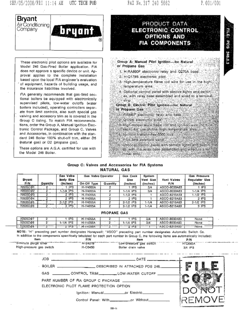 Bryant 246 Product data