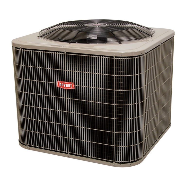 Bryant AIR CONDITIONER WITH PURON 113A Operation manual