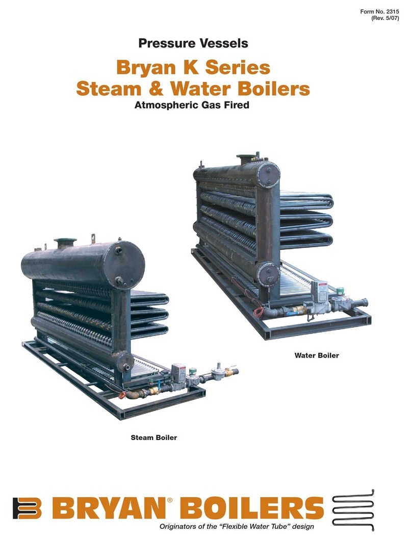 Bryan Boilers K Series User manual Bryan Boilers K Series User manual