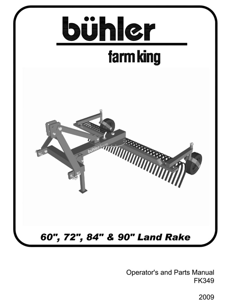 Buhler Landscape Rake FK349 Programming manual