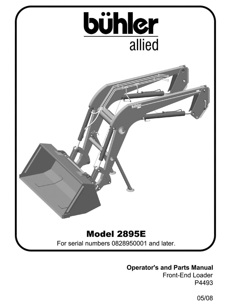 Buhler 2895E Operator and parts manual