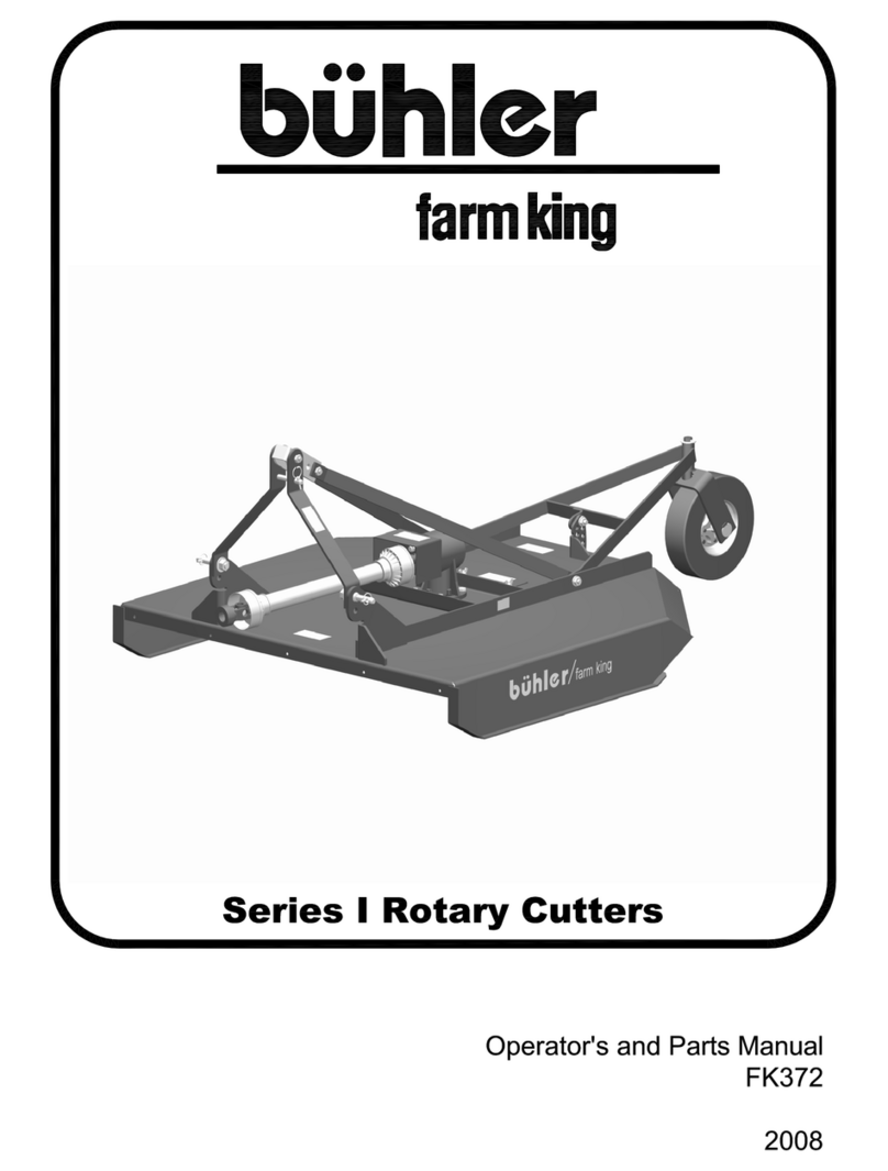 Buhler Fram King FK372 Operator's & parts manual
