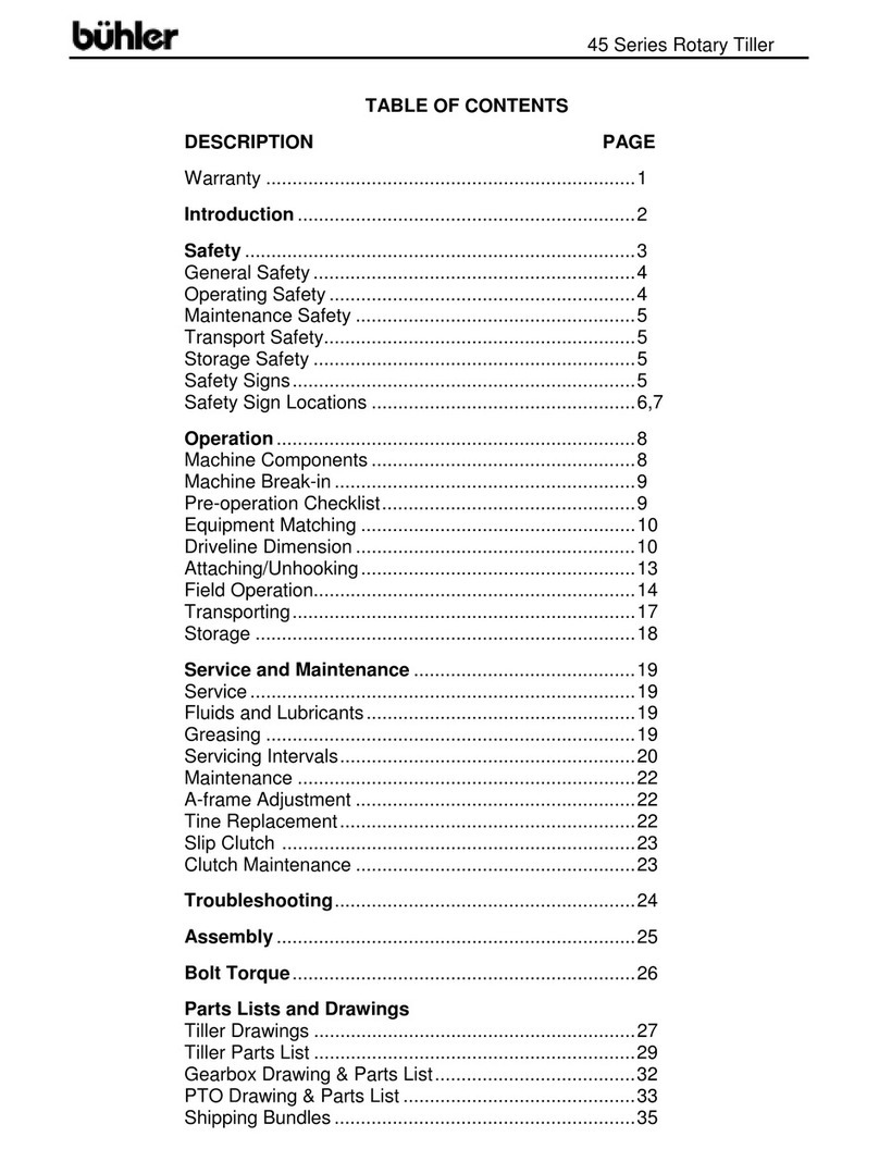 Buhler Farm king FK366 owner's manual