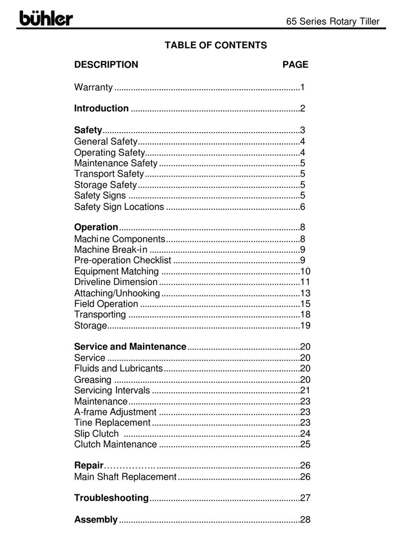 Buhler Farm king FK302 owner's manual
