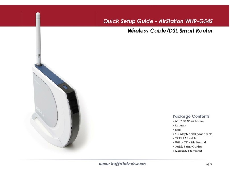 Buffalo Tech AirStation WHR-G54S User manual Buffalo Tech AirStation WHR-G54S User manual