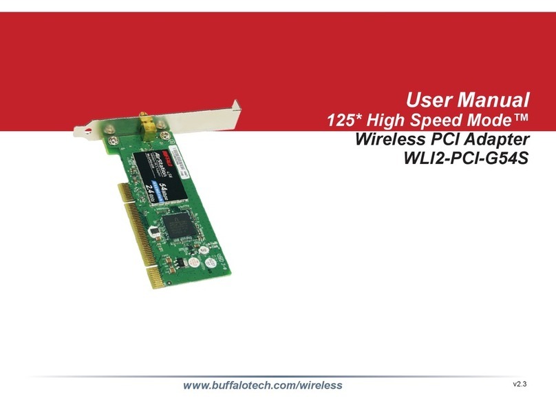 Buffalo WLI2-PCI-G54S User manual
