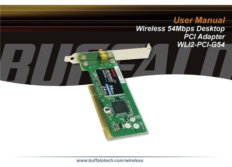 Buffalo WLI2-PCI-G54 user manual