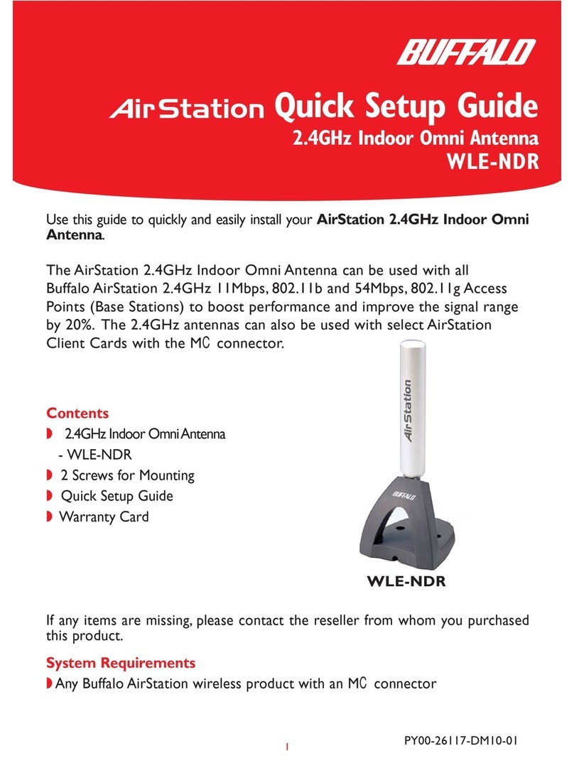 Buffalo WLE-NDR Quick setup guide