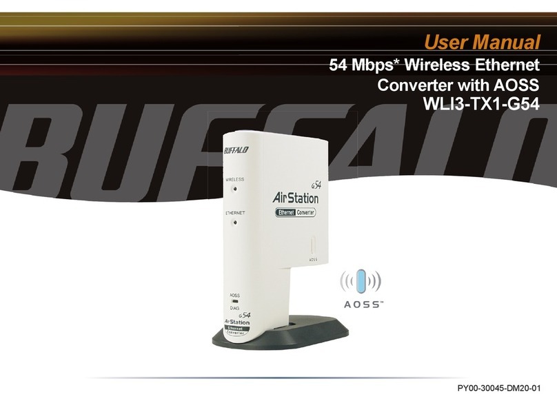 Buffalo AirStation WLI3-TX1-G54 user manual