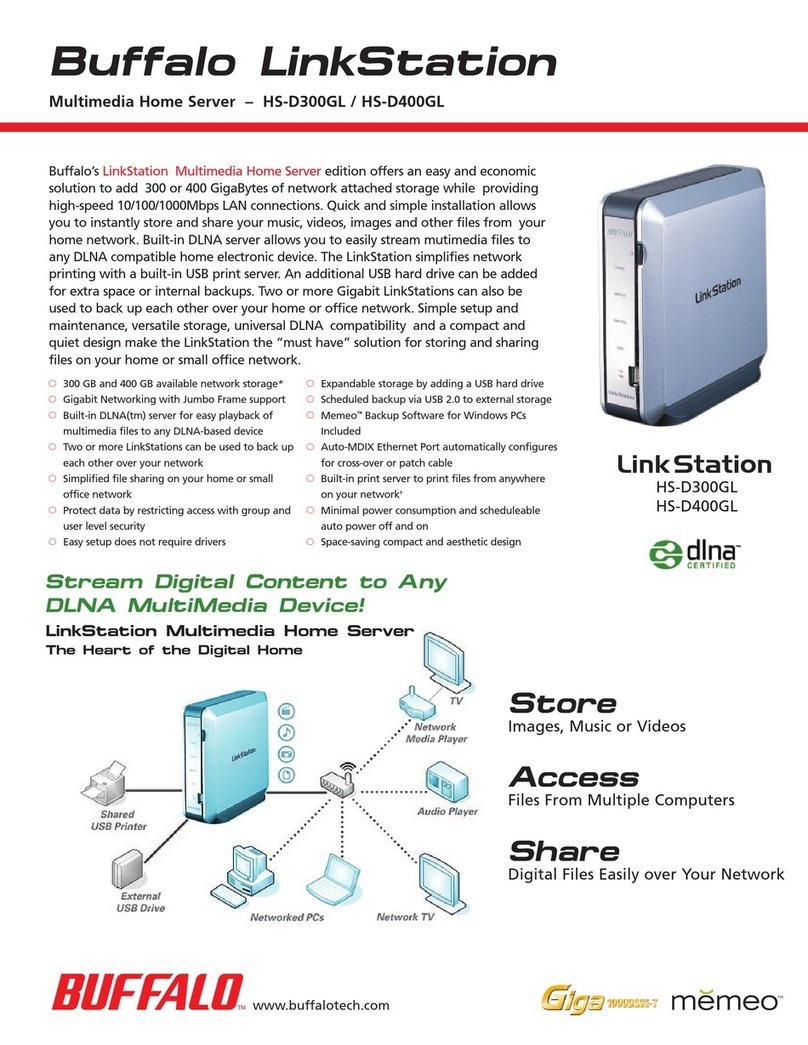 Buffalo LinkStation HS-D300GL User manual