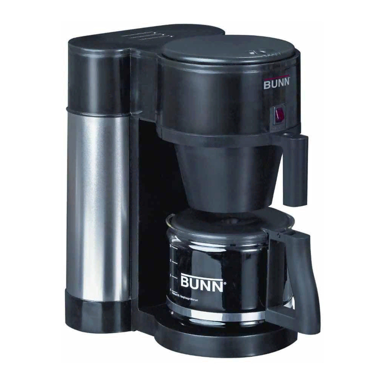 Bunn NHBX-B User manual