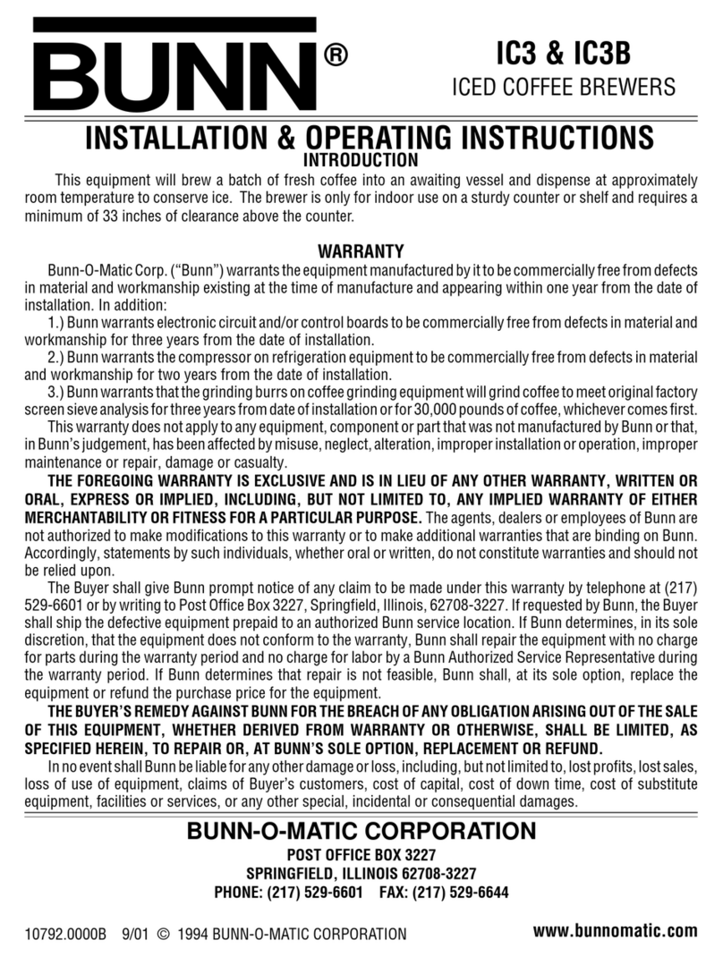 Bunn IC3B Manual Bunn IC3B Manual